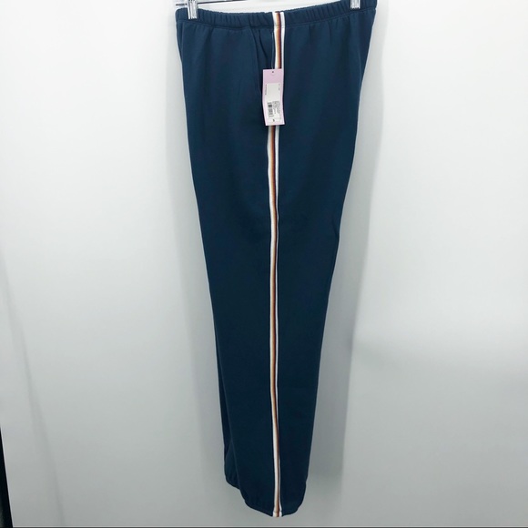 Wild Fable Blue Rainbow Striped Joggers NWT